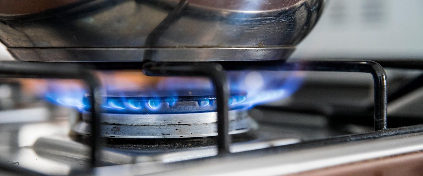 Montering af gaskomfur